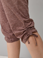 Пижама с бриджами КД-61/рогожкакоричневый-цепочка