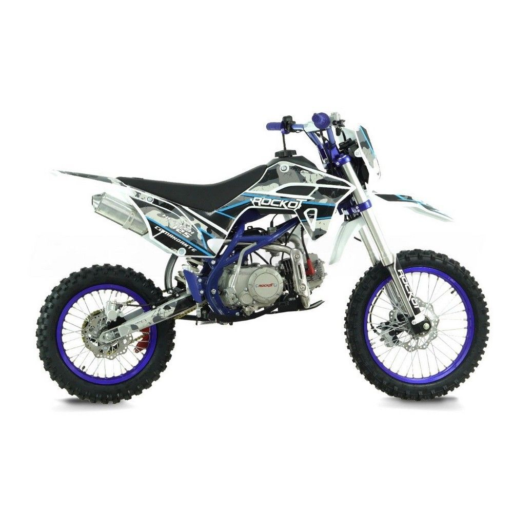 Питбайк ROCKOT HI-TECH 125 Comandante 2.0 (механ. сцепл., эл. стартер, 17/14)
