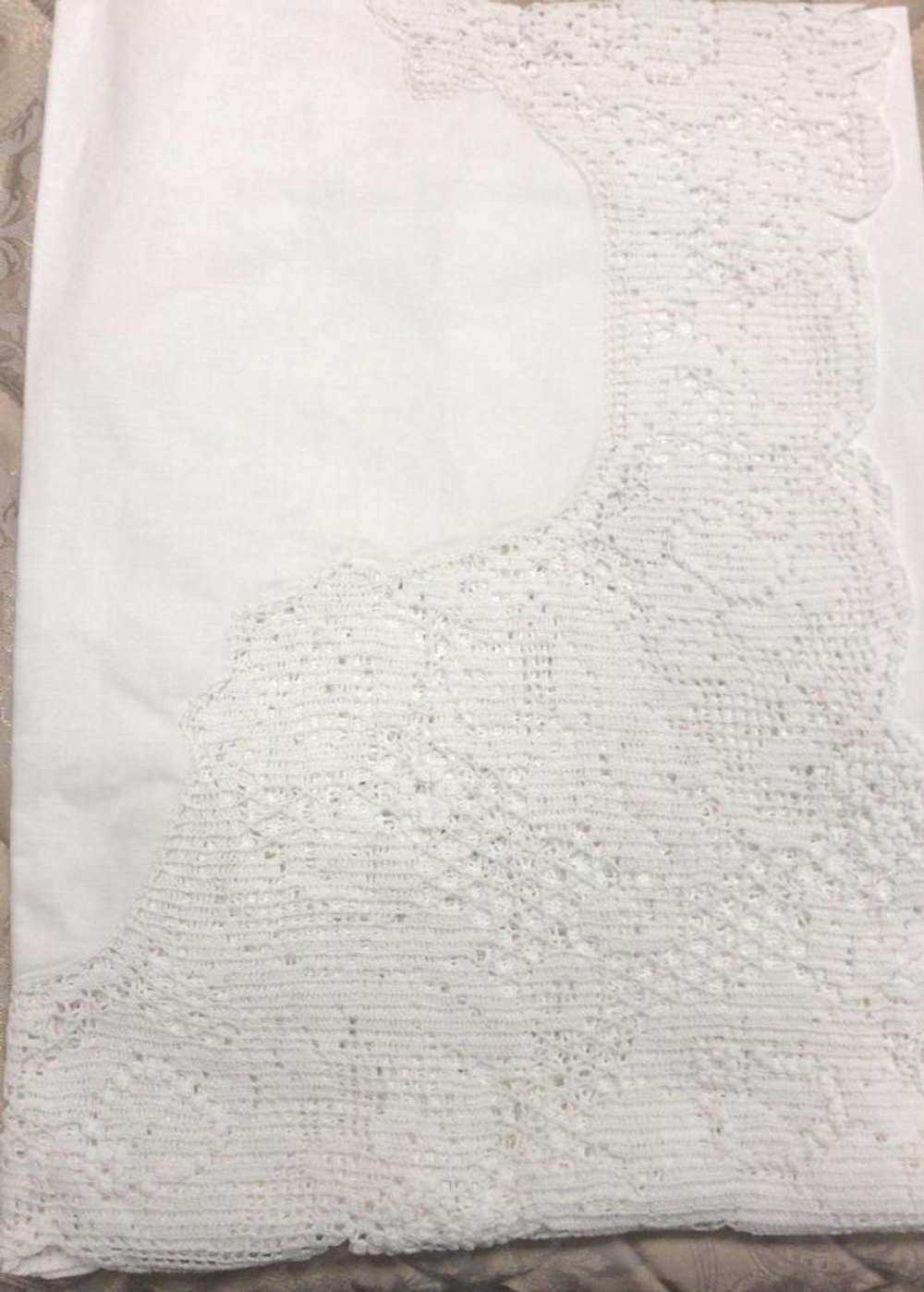 Скатерть 90х90 Rolande Du Dreuilh 119 белая