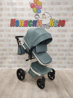 Коляска трансформер Farfello Aimile Original Autumn Аквамарин