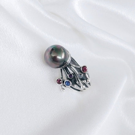 "Пор-Кро" кольцо в серебряном покрытии из коллекции "Заповедник" от Jenavi