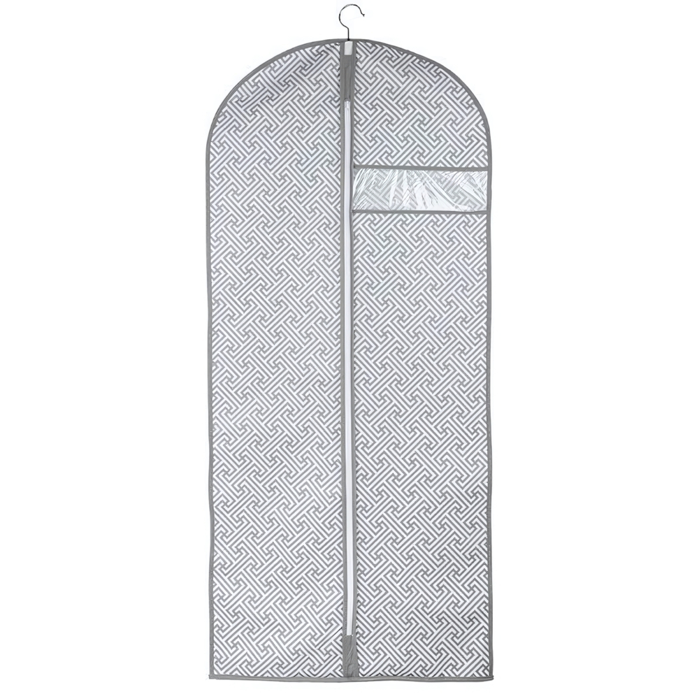 Чехол для одежды "Орнамент", Д1300 Ш600, серый