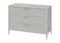 Комод Type 3 ящика ширина 120 см (серо-бежевый)