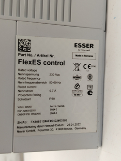 Прибор приемно-контрольный пожарный Honeywell ESSER FlexES Control FX18 18 зон FX808397