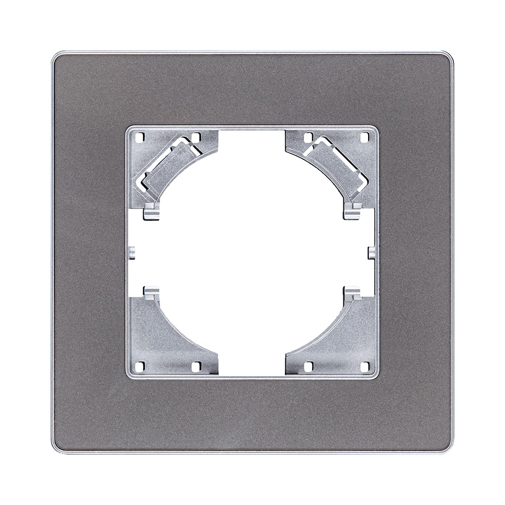 Рамка 1-постовая, серый Kollinger Eleganz Acryl EA1GY