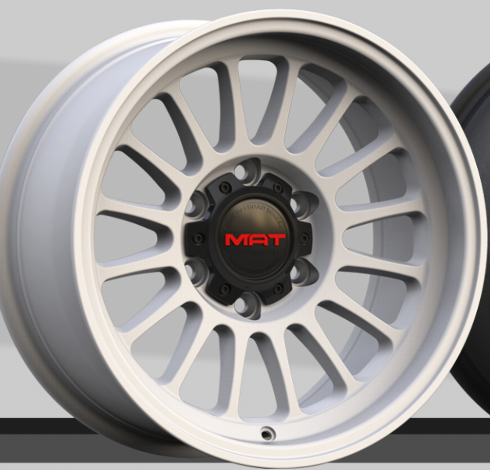 Диск колесный, кованый VB1015 R17 8,0 ET0 MAT OFFROAD White