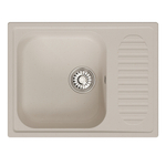 Мойка ML-GM18 КОМФОРТ с крылом, белая (331), 640*490*190мм