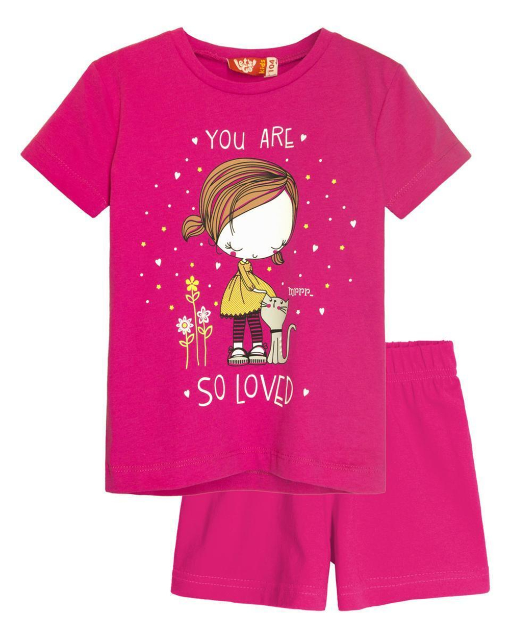 Комплект д/дев р.128 фукс (Let's Go) 91143