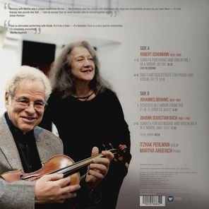Martha Argerich, Itzhak Perlman / Schumann, Bach, Brahms (LP)