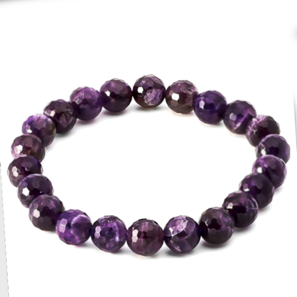 Браслет "Раут 8" аметист темный