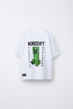 Футболка с принтом minecraft © mojang ab. ™