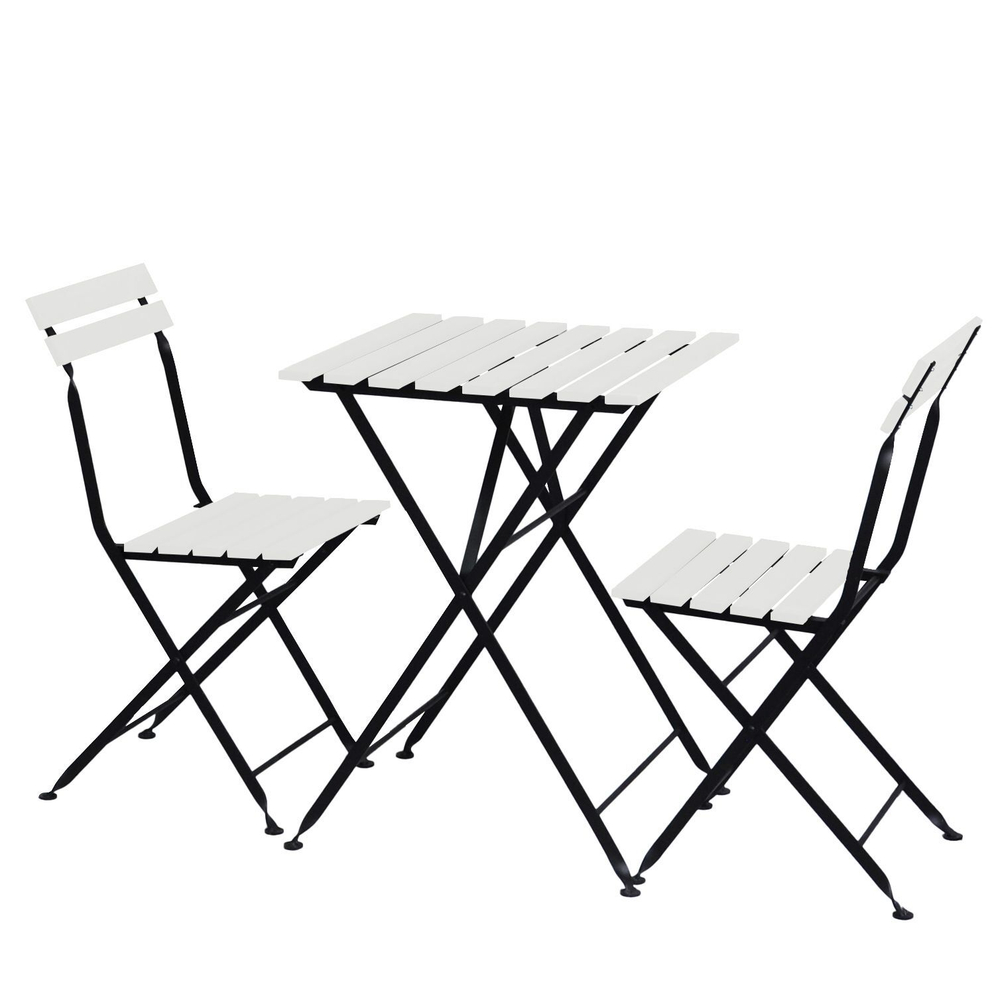 Стол и 2 складных стула ИКЕА Тэрно для сада и дачи