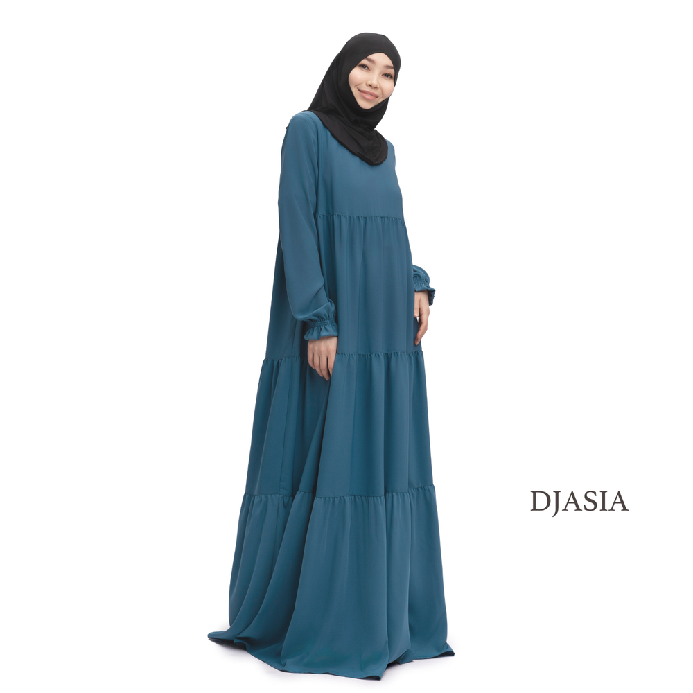 CASCADE DRESS FROM MEDINA SILK