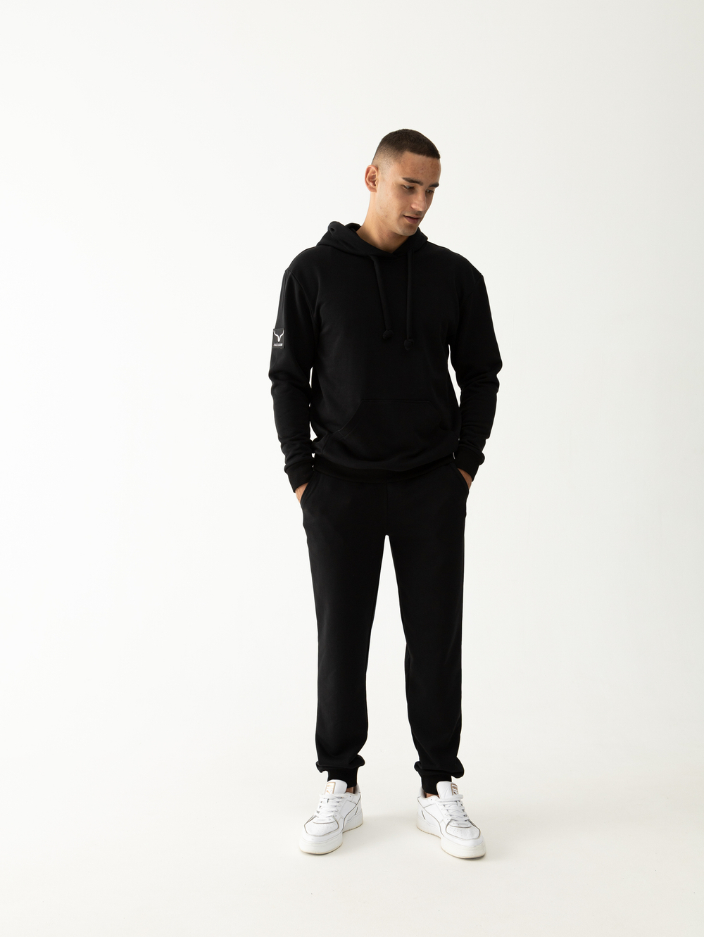 Костюм мужской спортивный (без начеса). Уголь