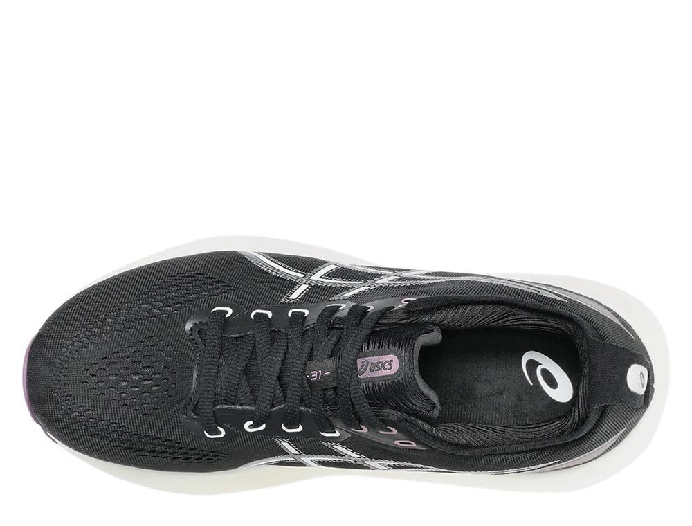 Кроссовки для бега женские Asics Kayano 31 Черно-Фиолетовые