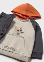 толстовка с двумя брюками