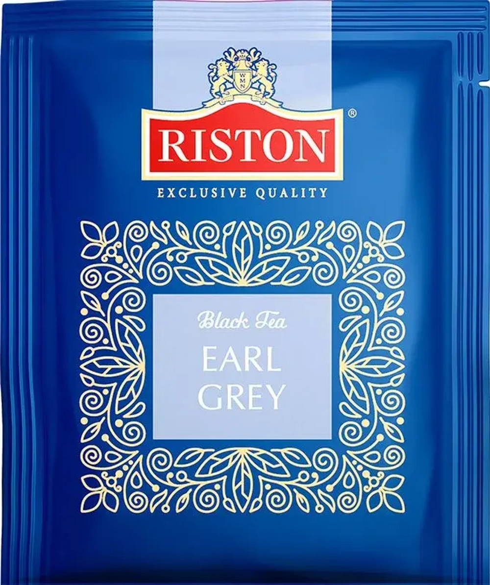Чай черный в пакетиках Riston "Earl Grey", 100 шт