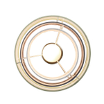 8039/1 MODERNI LN26 187 никель/мятный/серый/белый, металл/текстиль Подвесной светильник Е27 60W 220V ILAIDA