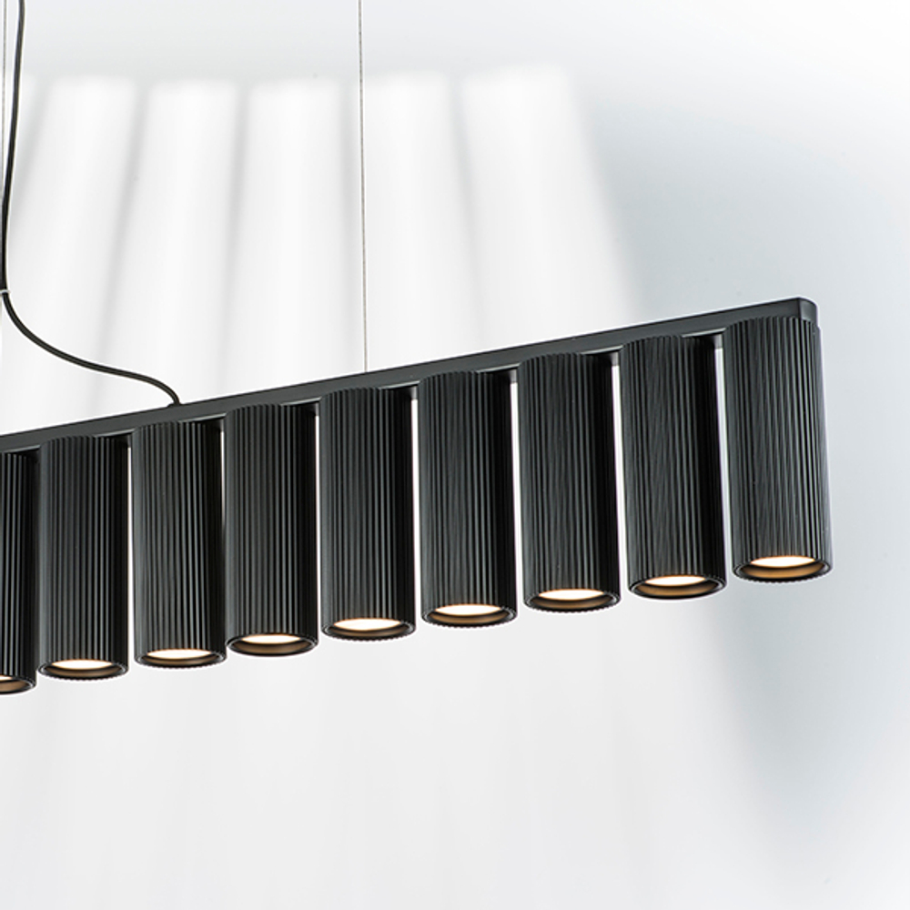 718137 Люстра ROMA 13х28W GU10 (led) ЧЕРНЫЙ