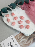 Керамические бусины, 18 мм, «Черепашка», розовый , 10 штук