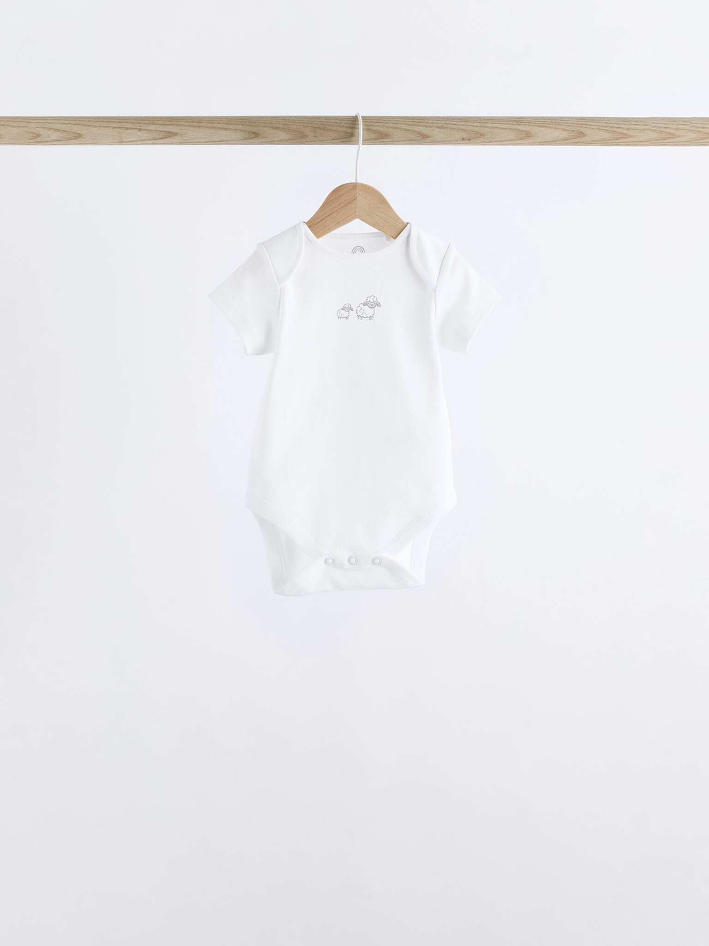 Боди с коротким рукавом для малышей Next K79-886, 7 шт., Белый