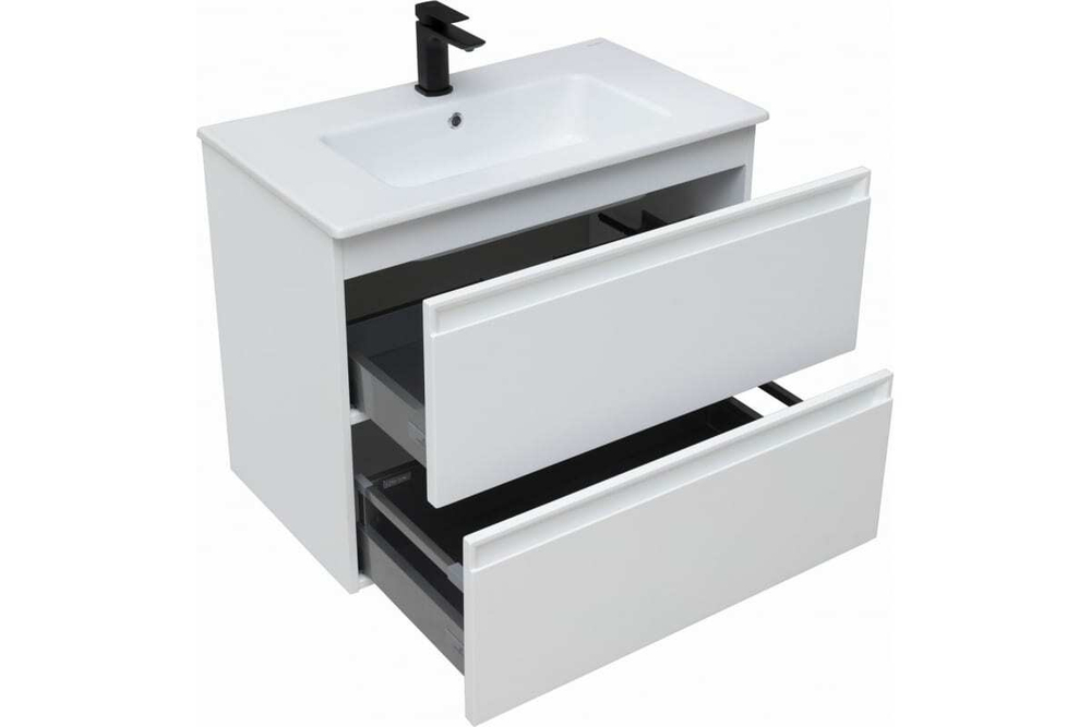 Тумба с раковиной Allen Brau Eclipse 1.E1002.WM 80 white matt
