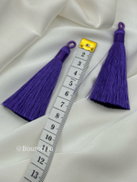 Кисточка для штор темно-фиолетовая 8 см