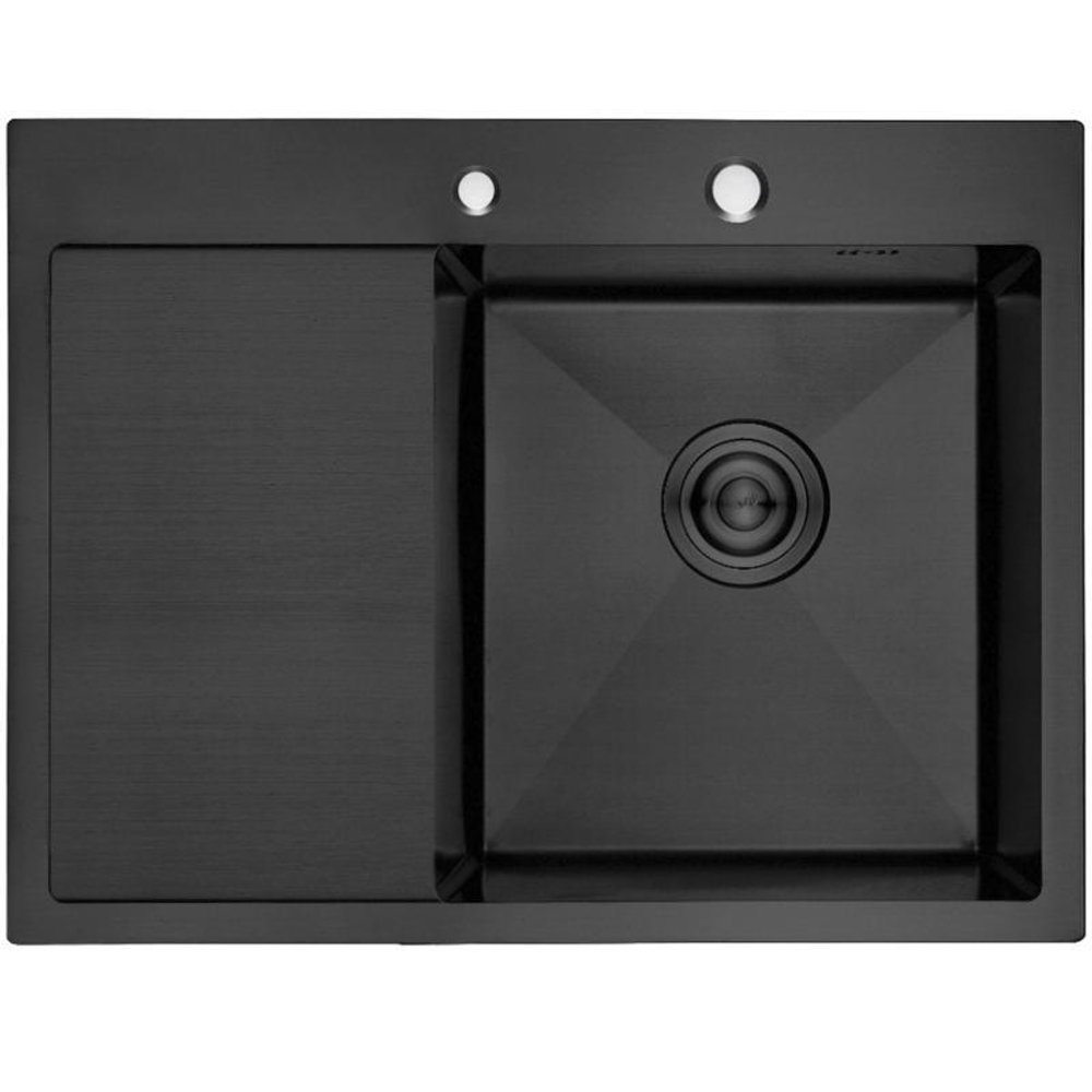 Кухонная мойка премиум GERHANS K35848B-R графит