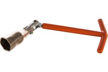 Ключ SPARTA свечной,21 мм, с шарниром 138405