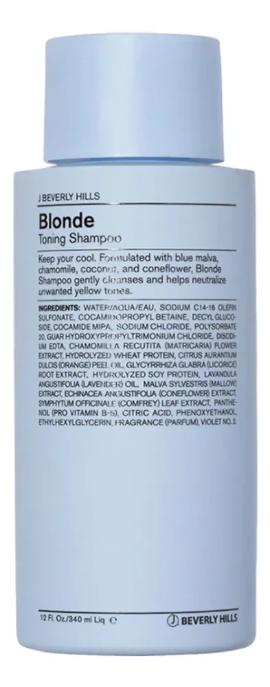 J BEVERLY HILLS Шампунь для блондированных и осветленных волос -Blonde Neutralizing Shampoo,340мл