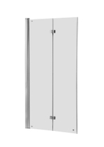 Шторка для ванны складная Roca Capital 1150x1400, прозрачное стекло, xром M4111512M