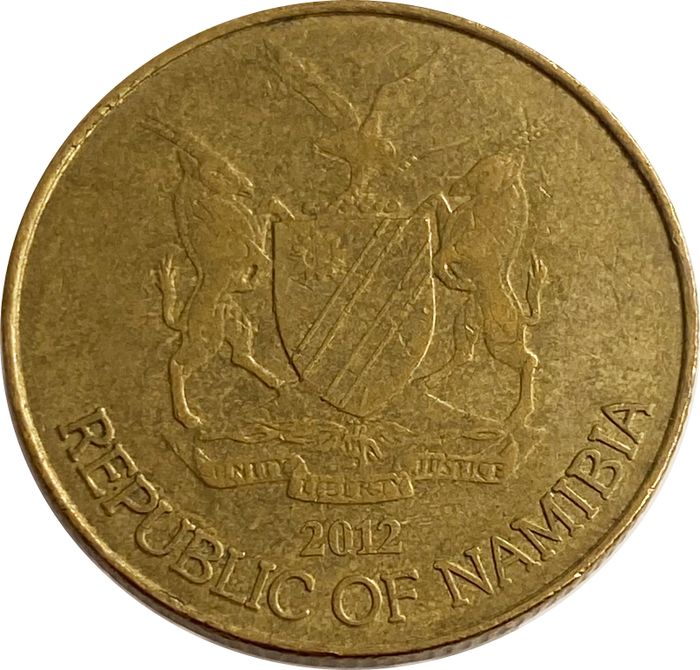 5 долларов 2012 Намибия XF