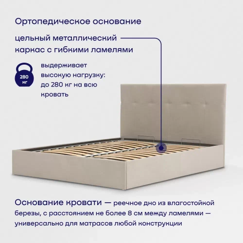 Кровать BuyDream (велюр, с ПМ)