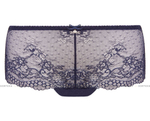 Трусики-шорты Scarlet из кружевного полотна (Размер: 44) (Цвет: темно-синий)