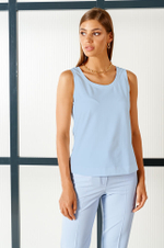 22672 Джемпер женский (голубой)