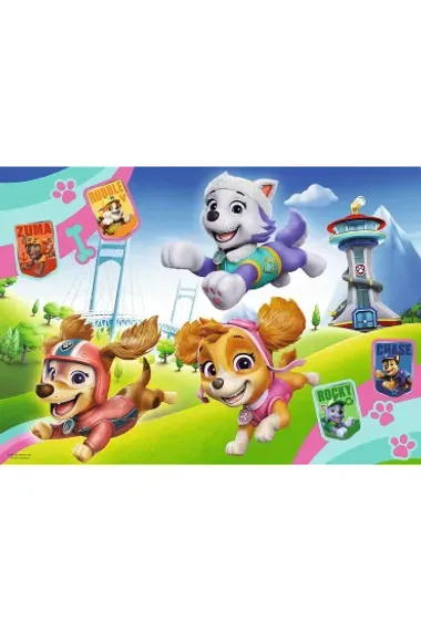 Pazl / Пазлы / Puzzles - "100 Glitter" - Shiny dogs / Viacom PAW Patrol