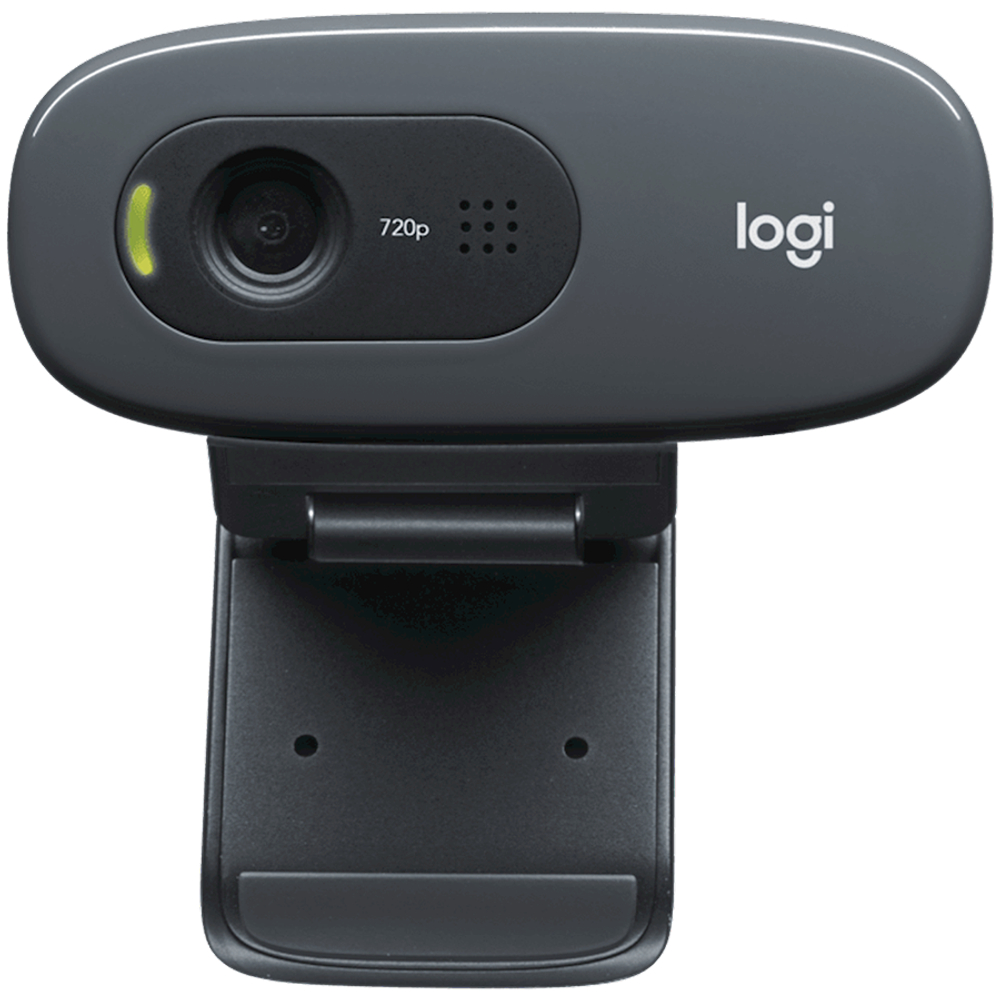 LOGITECH C270 HD Webcam - BLACK - USB