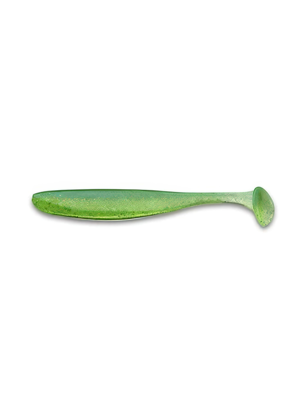 Приманка силиконовая Keitech Easy Shiner 4" PAL #01 Chartreuse Red Flake, 3 упаковки по 7 штук