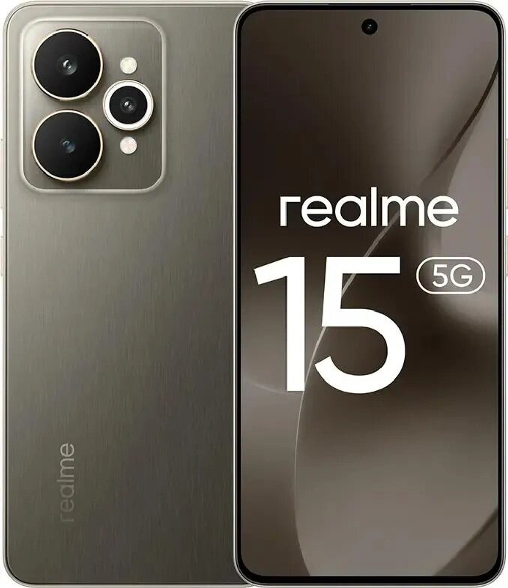 Смартфон Realme 15 5G 8/256Gb, Черный металл (RMX5106)