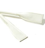 Ручка сумочная круглая широкая 70см (1001), белый матовый