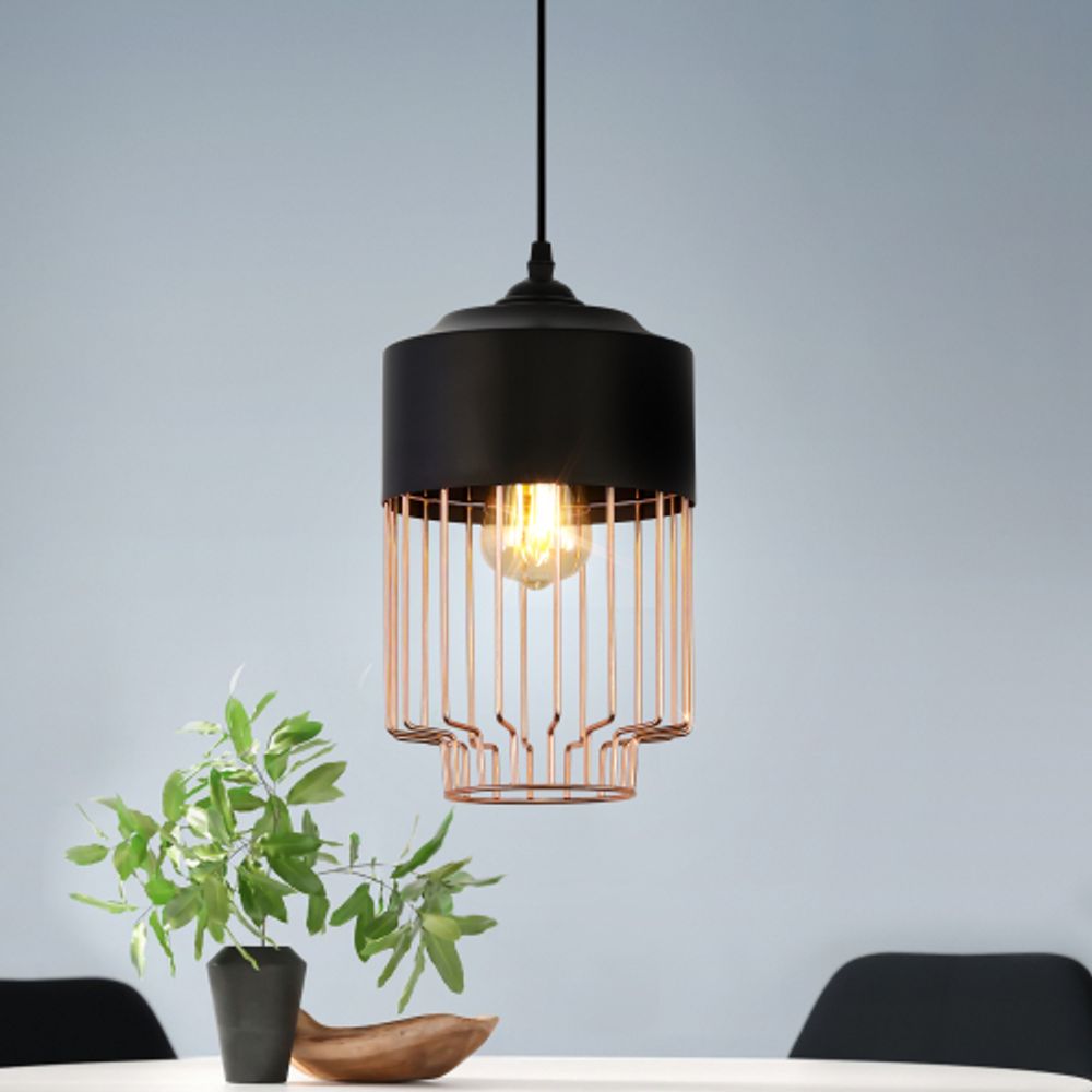 Светильник подвесной (подвес) Rivoli Marlis 5052-201 1 х E27 60 Вт лофт - кантри | Rivoli