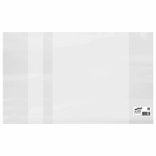 Обложка ПВХ со штрихкодом для учебников Петерсон, Моро, Гейдмана, С ЗАКЛАДКОЙ, ПЛОТНАЯ, 110 мкм, 270х420 мм, прозрачная, ЮНЛАНДИЯ, 229331