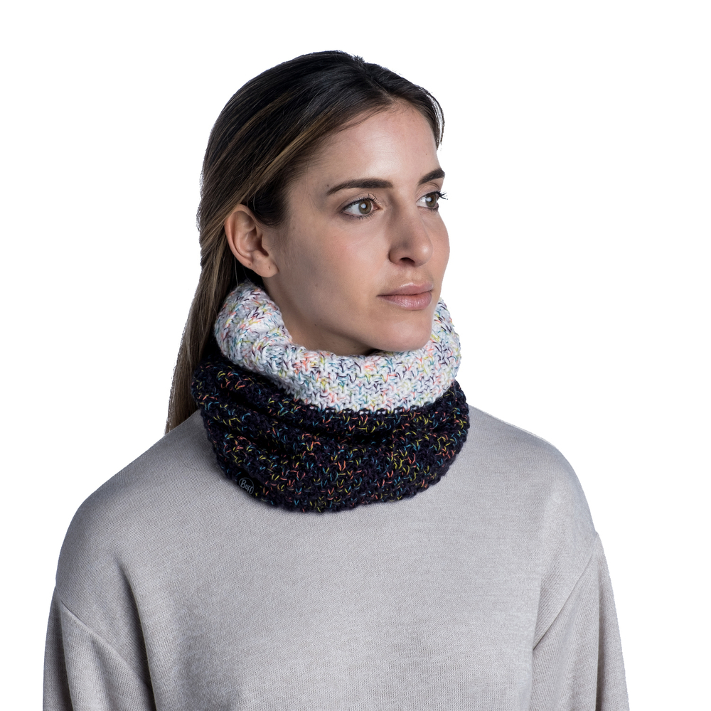 Шарф Buff Knitted & Fleece Neckwarmer Janna Night Blue (US:One size)