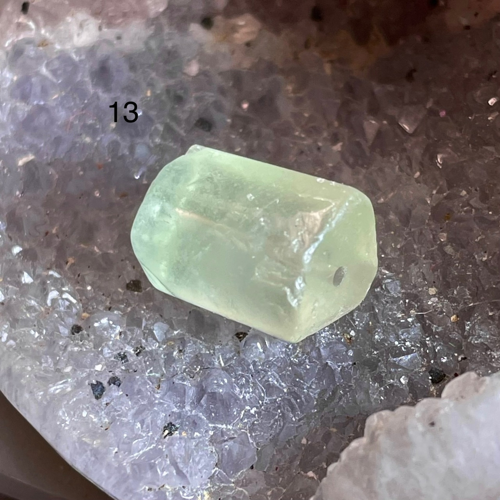 49784 Флюорит Бусина цилиндр 9*14мм-84