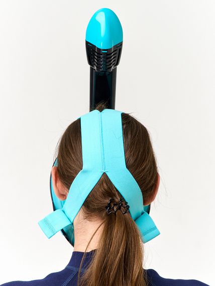 Маска полнолицевая Sargan Планета океан 2.0 черный/бирюзовый