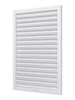 РЕШЕТКА ВЕНТИЛЯЦ. РАЗЪЕМНАЯ С СЕТКОЙ 200 Х 300 ММ ПЛАСТ. (1/50) "ЭРА"