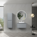 Тумба с раковиной Black&White Universe 80 см U915.800 glossy light grey