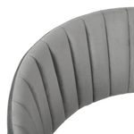 Комплект из 2-х стульев полубарных Turin серый с золотыми ножками