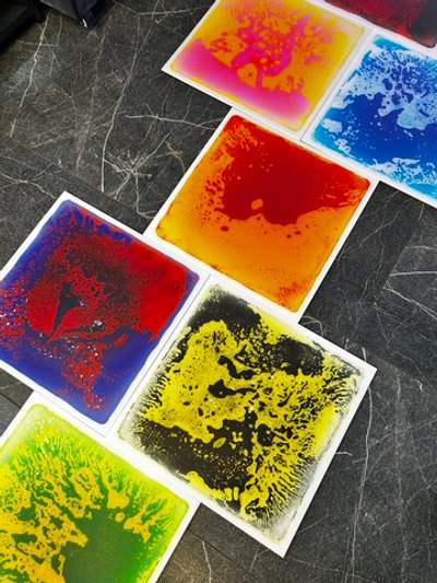 Плитка "Живой пол Клякса"