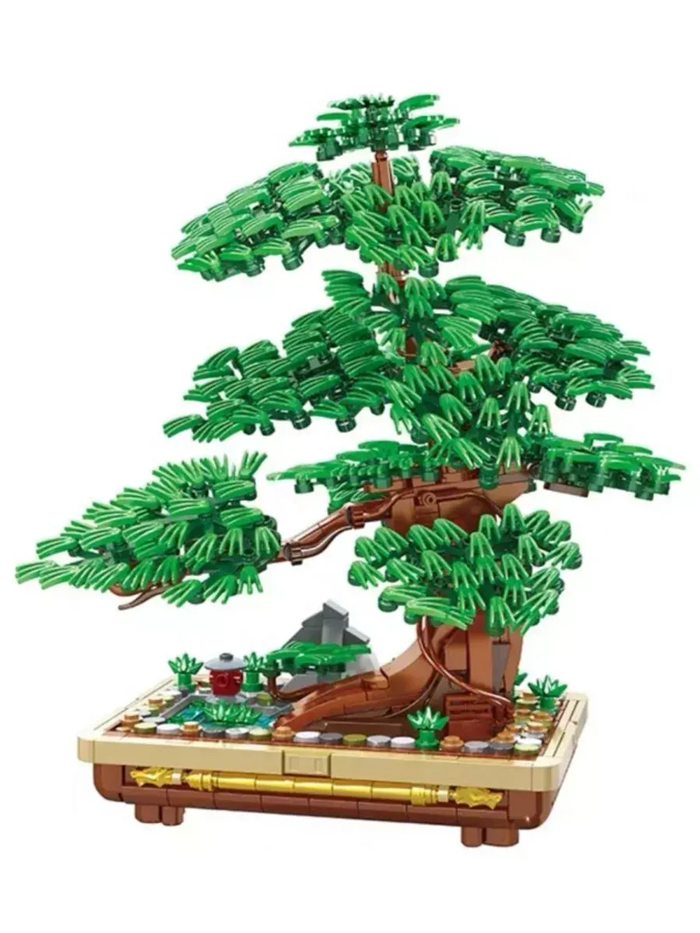 Конструктор Дерево Бонсай Подокарпус 1141 деталь 88045